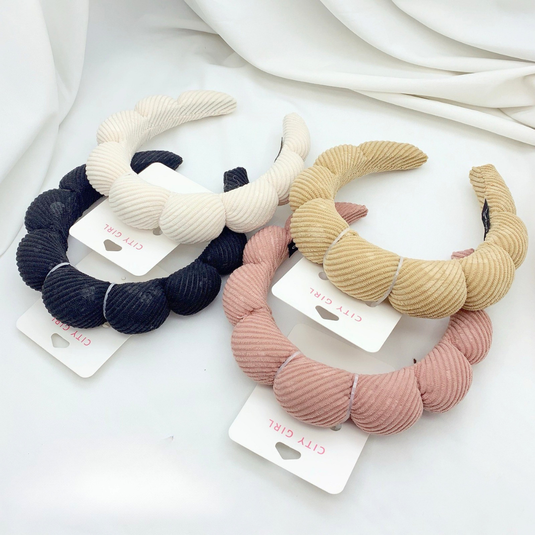 VINCHA PARA SKINCARE, 4 COLORES CITY GIRL Q3771-12