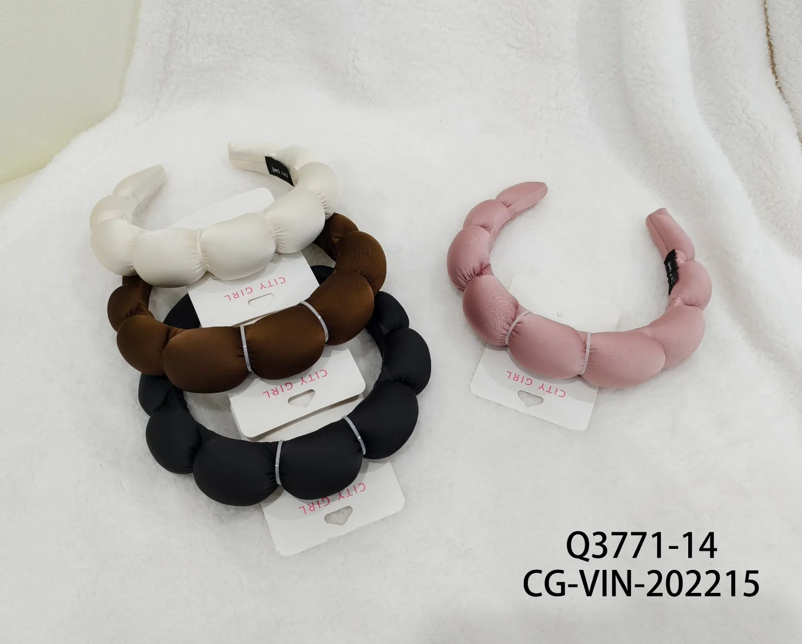 VINCHA PARA SKINCARE, 4 COLORES CITY GIRL Q3771-14