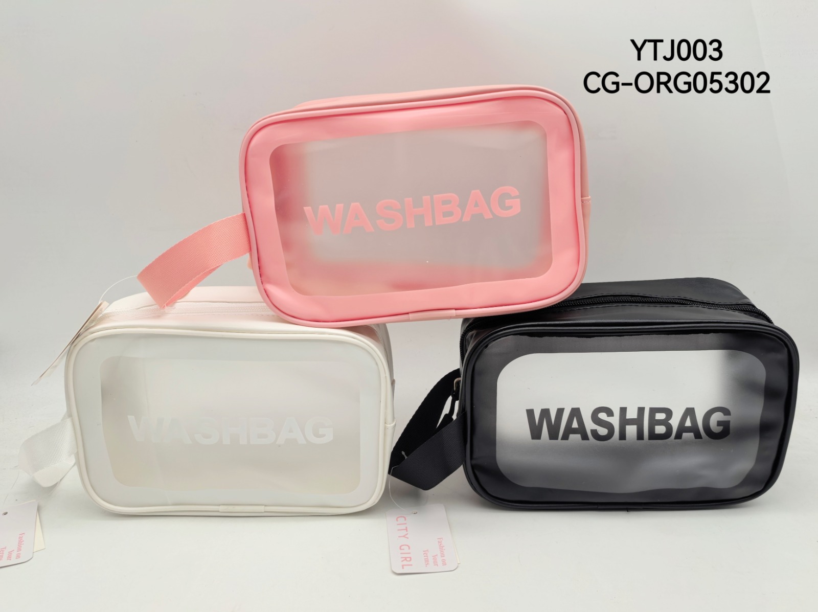PORTA COSMETICOS WASHBAG PEQUEÑO, 3 COLORES CITY GIRL YTJ003*100