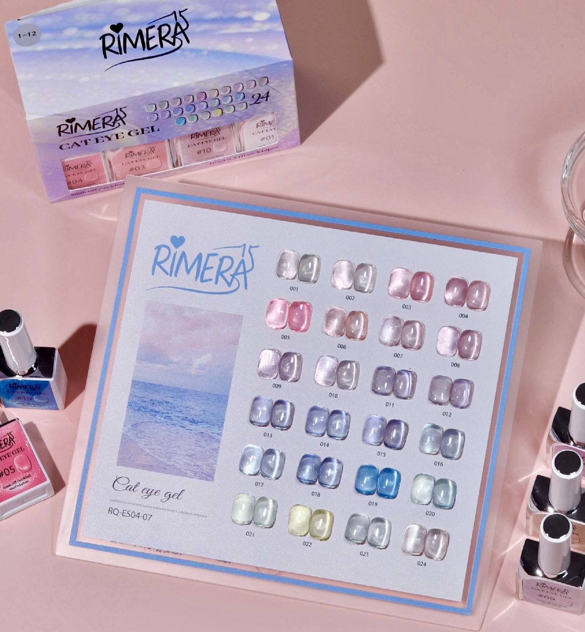 KIT DE ESMALTE OJO DE GATO 24U RQ-ES04-07